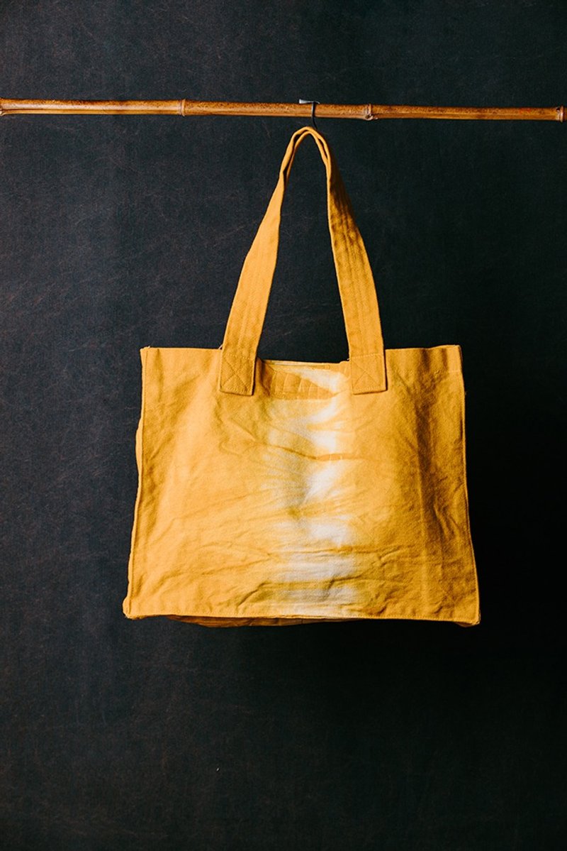 【Dyeing】Blessing bag/school bag - Backpacks - Cotton & Hemp 