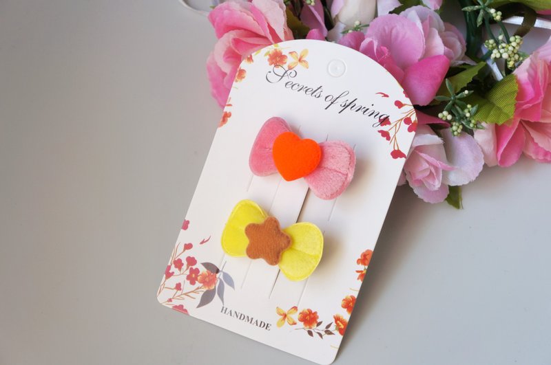 G1-寶寶兒童幼兒嬰兒髮夾-髮夾髮束髮箍髮帶 蝴蝶結愛心星星 - 髮夾/髮圈 - 其他材質 多色