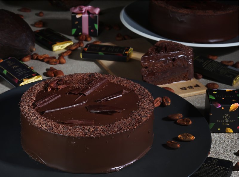 新鮮食材 蛋糕/甜點 咖啡色 - 桂黛生巧克力蛋糕 (6吋)
