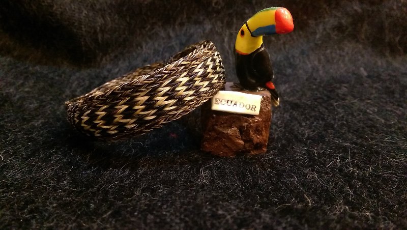 Vista [knowledge], South America, Indiana, hand-woven horsehair bracelet - Wide - สร้อยข้อมือ - วัสดุอื่นๆ 