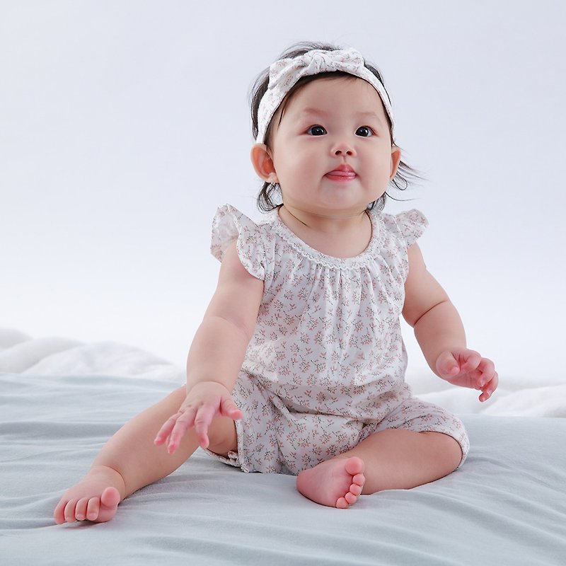 Organic baby girl romper/ organic baby onesies/ baby clothing - Onesies - Cotton & Hemp Pink