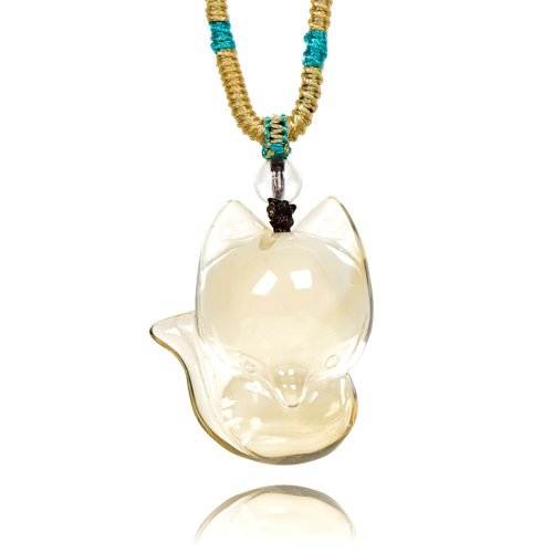 正佳珠寶 Gemsrich Jewelry 【正佳珠寶】黃水晶 極淨招財狐狸 12g 黃水晶吊墜
