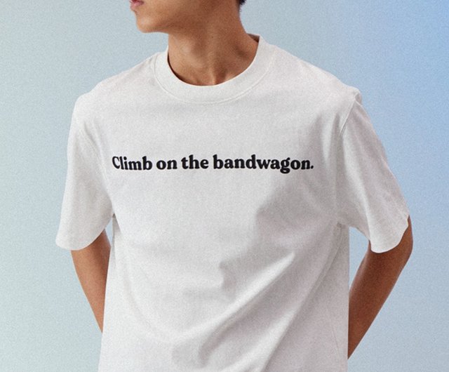 Climb Slogan Tシャツ クライミング 半袖Tシャツ ホワイト
