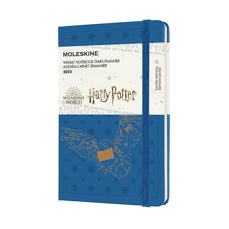 MOLESKINE2022限定版ハリーポッターウィークリー12Mポケットグレーブルー - ノート・手帳 - 紙 ブルー