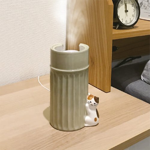 Decole Concombre 生活雜貨 日本Decole 電動加濕器 - 依靠的小貓