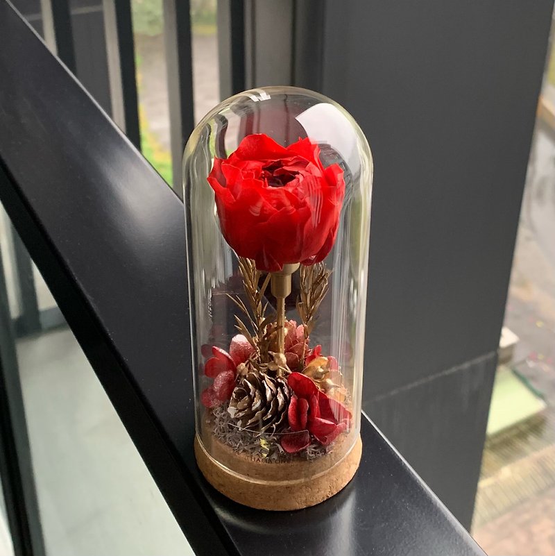 Plants & Flowers Items for Display Red - Love Rose Eternal Flower Love Crimson Series (Birthday/Table Flowers/Atmosphere/New Year Gift)