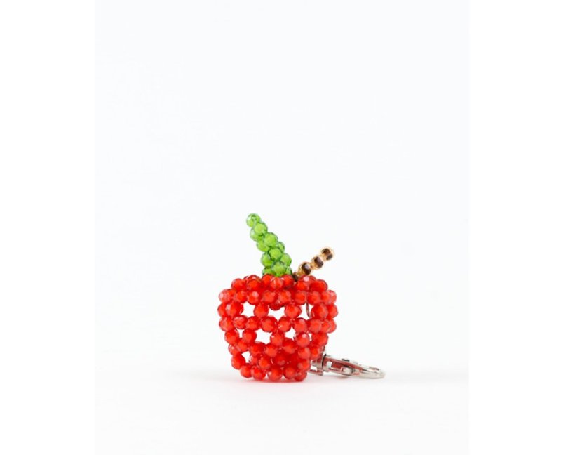 Shaped Beads-Apple - ที่ห้อยกุญแจ - อะคริลิค สีแดง