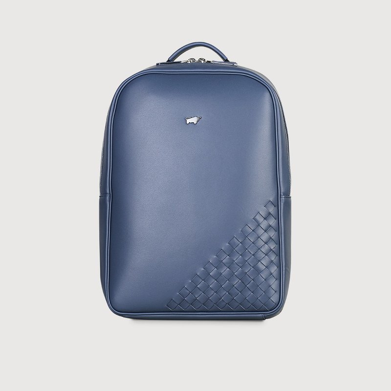 [Free gift bag] Murphys Backpack-Vintage Blue/BF524-72-VBL - Backpacks - Genuine Leather Blue