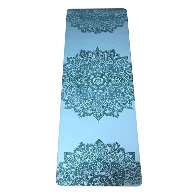 【Yoga Design Lab】Infinity Mat PU Yoga Mat 5mm - Aqua - เสื่อโยคะ - วัสดุอื่นๆ สีน้ำเงิน