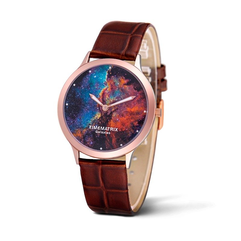 タイムマトリックスGALAXIASシリーズウォッチ-星座を見る - 腕時計 ユニセックス - ステンレススチール 多色