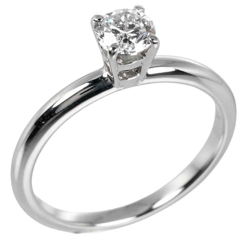 【日本直送】ブルガリ BVLGARI ローマ アモール 5号 指輪 0.30ct VS1/H/2EX/VG Pt950 ダイヤモンド【中古】 - 戒指 - 貴金屬 銀色
