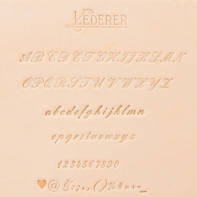 ◆Cursive Font FREE Add-on◆ - Leather Goods - Genuine Leather 