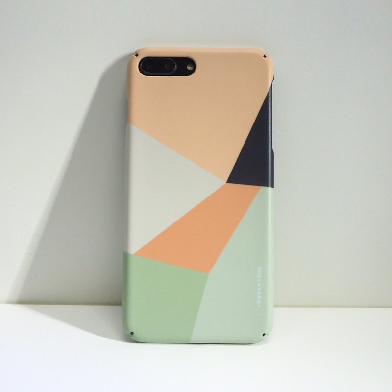 免費刻字 | 幾何簡約撞色北歐色系POM POM Phone case客製手機殼 - 手機殼/手機套 - 塑膠 粉紅色