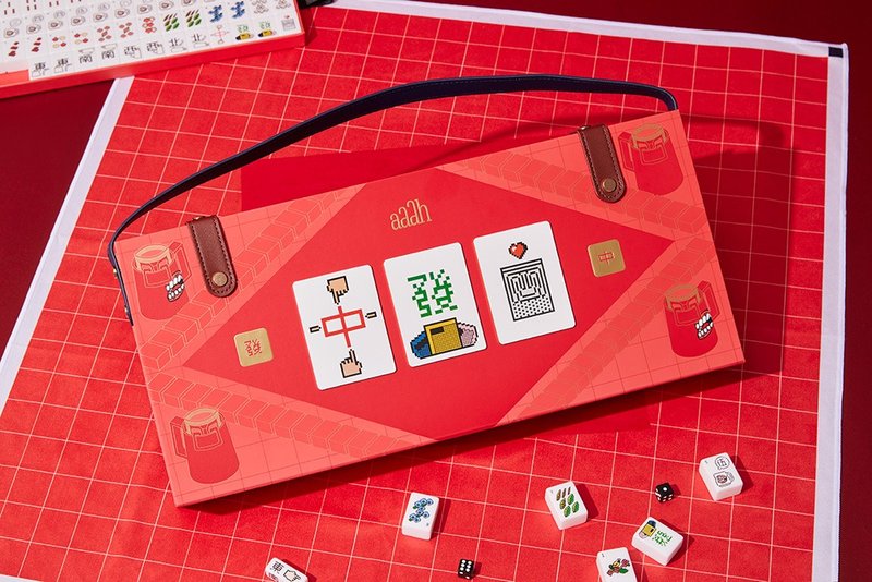 aaah 麻將套組(隨機出貨) - 其他 - 其他材質 紅色