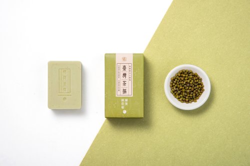 臺灣茶摳 鄉間豆留 緣來。綠豆皂 100 g