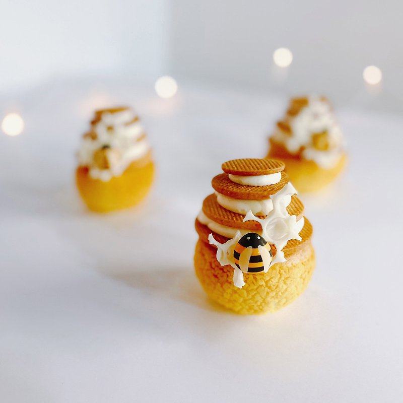 Lemon Bee Honeycomb Puffs・One Class・Two Pots - Cuisine - Other Materials 