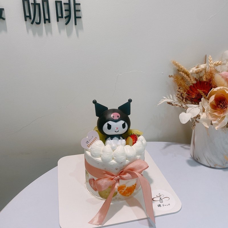 Kurome Naked Cake Doll Naked Cake Doll Cake Fruit Cake Customized Dessert 4 inches - Cake & Desserts - Fresh Ingredients 