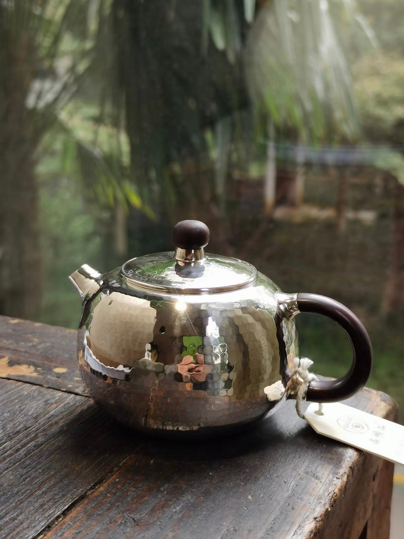尚幀品 西施純銀壺 手工一張打口打出 200cc - 茶壺/茶杯/茶具 - 純銀 