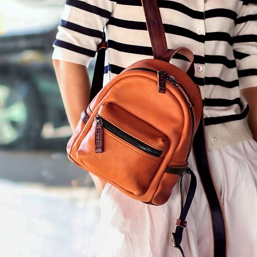 Bebiullo Mini Leather Backpack, Small Geometric Backpack for Women  Waterproof Shoulder Bag for Teen Girls School Bag Travel Bag