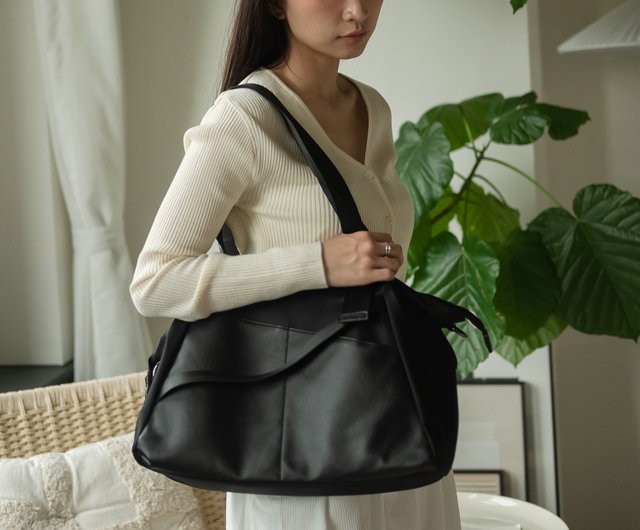 ショルダーバッグ・ポシェット Square Bag Shoulder Large Black Hender Scheme Square Shoulder Bag Big Black | HAVEN