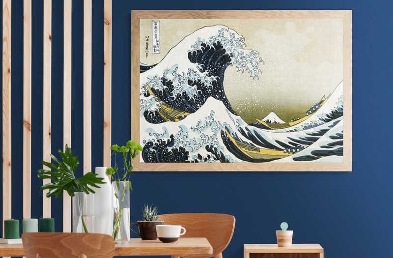 【浮世繪】神奈川沖浪裏 巨型海報 葛飾北齋 140*100cm - 海報/掛畫/掛布 - 其他材質 多色