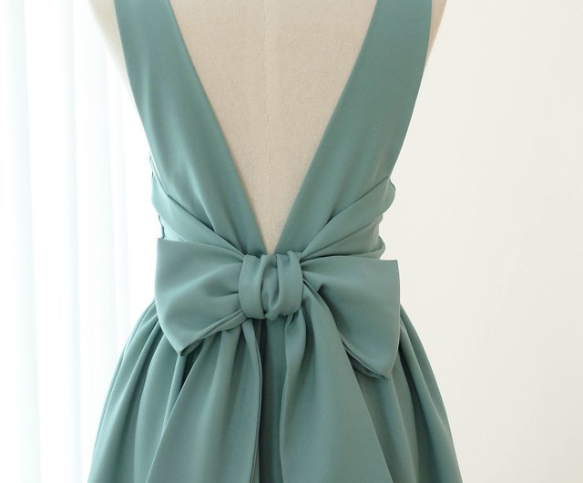 Dark Sage Green Dresses