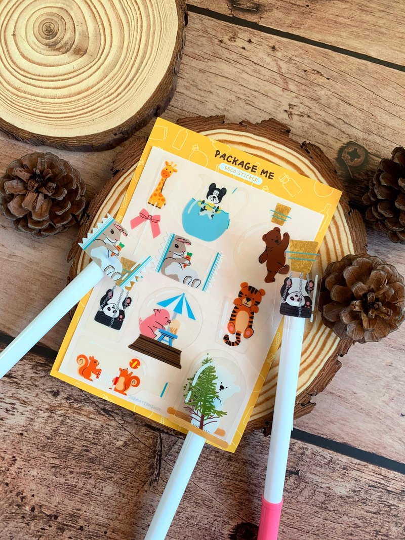 Package Me: Sticker Sheet - 貼紙 - 防水材質 