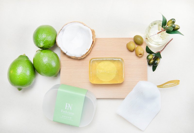 Fethiann Beauty Refreshing Lemon--Plant Essence Polymer Revitalizing Soap - ผลิตภัณฑ์ทำความสะอาดหน้า - พืช/ดอกไม้ 