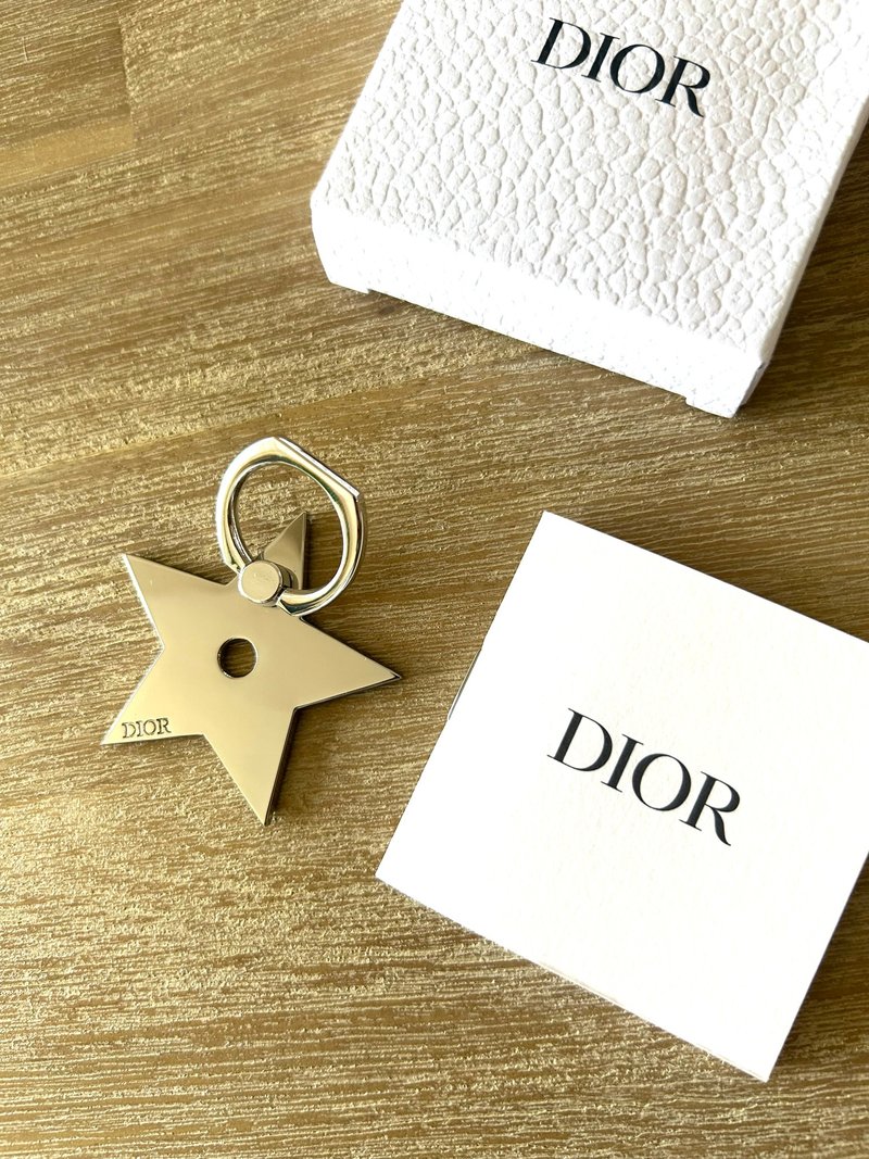 Japanese second-hand CHRISTIAN DIOR star mobile phone ring holder - Other - Other Materials Silver