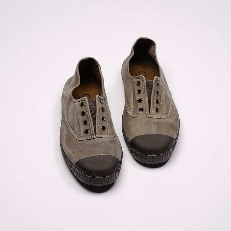 CIENTA Canvas Shoes U70777 34 - รองเท้าลำลองผู้หญิง - ผ้าฝ้าย/ผ้าลินิน สีเทา