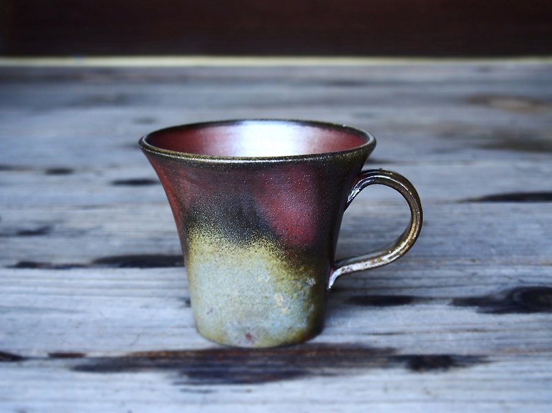 備前 コーヒーカップ(中)　c1-054 - マグカップ - 陶器 ブラウン