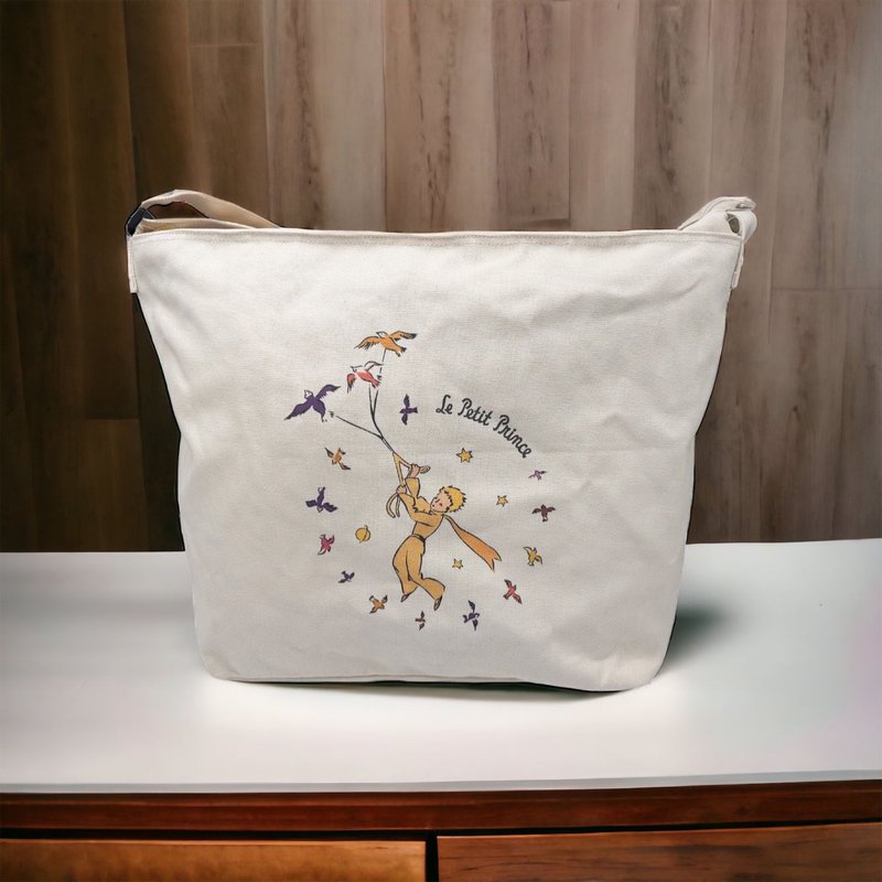 The Little Prince 80th Anniversary Limited Edition - Canvas Bag - กระเป๋าแมสเซนเจอร์ - ผ้าฝ้าย/ผ้าลินิน 