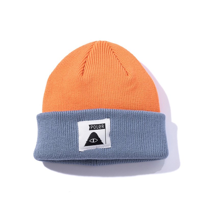 日本限定 POLER TRAILBOSS BEANIE 便帽 / 毛帽 / 橘 - 帽子 - 其他材質 橘色