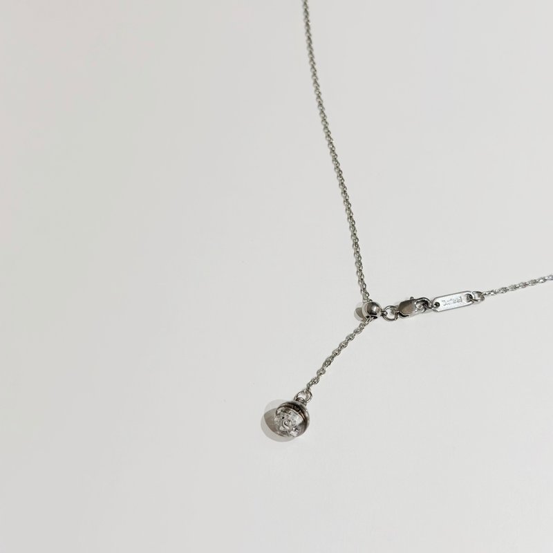 不鏽鋼材質 極簡風格 垂墜式胎毛項鍊 - 嬰兒手鍊/飾品 - 不鏽鋼 