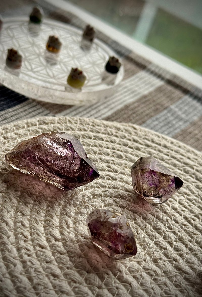 紫超七原礦石 - 擺飾/家飾品 - 寶石 