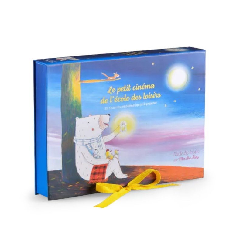 法國 Moulin Roty 故事手電筒劇院組旗艦版-白熊 - 寶寶/兒童玩具/玩偶 - 塑膠 多色