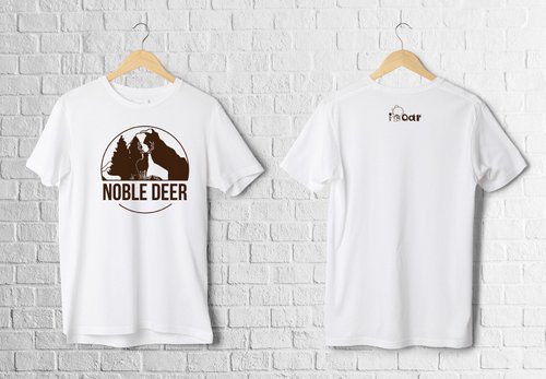 i Roar 概念設計 【I ROAR 】NOBEL DEER/17織頂級綿/潮流厚磅棉T