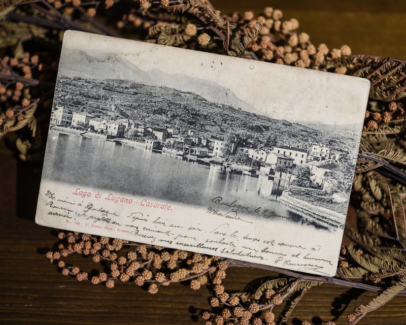 法國 郵戳郵票老明信片 - 卡片/明信片 - 紙 