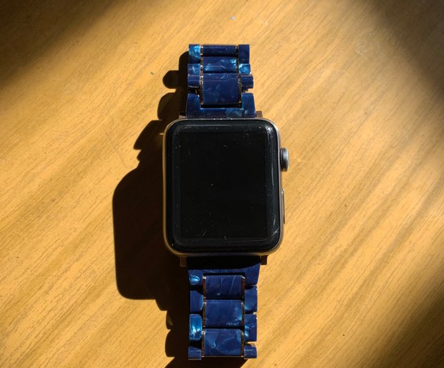 Lapis Lazuli Square Bracelet Watch Band for Apple buying Watch