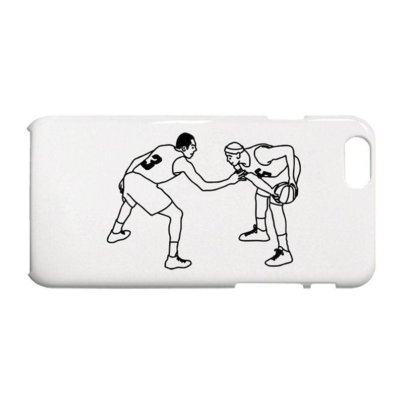 Basketball iPhone保護殼 - 手機殼/手機套 - 塑膠 白色