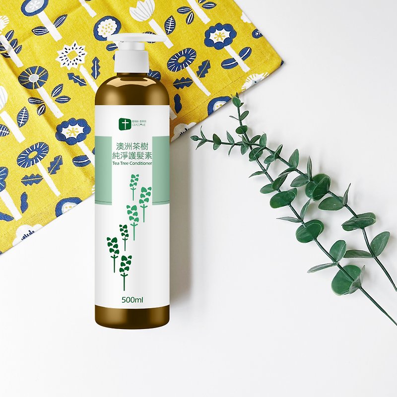 【Natural cleansing】Australian tea tree conditioner│Improve frizzy hair│Strengthen nourishing hair - Conditioners - Other Materials Green