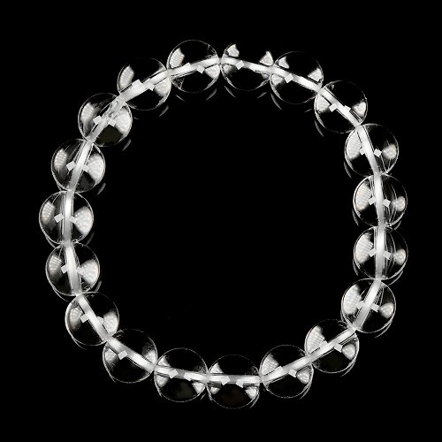 正佳珠寶 Gemsrich Jewelry 【正佳珠寶】白水晶 純淨透白 10mm 白水晶手珠