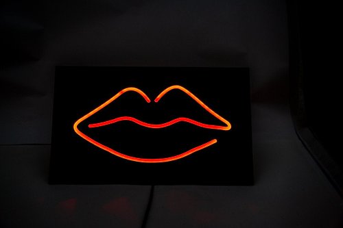 Design Atelier Article Man cave Wall Light Neon Sign style LIPS led technology // Free shipping //