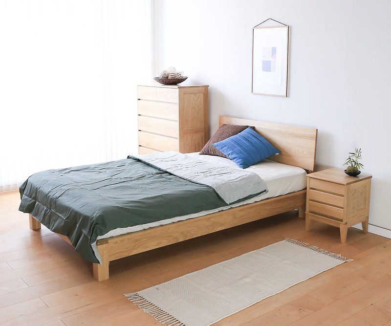 Asahikawa Furniture MUKU Kobo Original MUKU bed - เครื่องนอน - ไม้ 