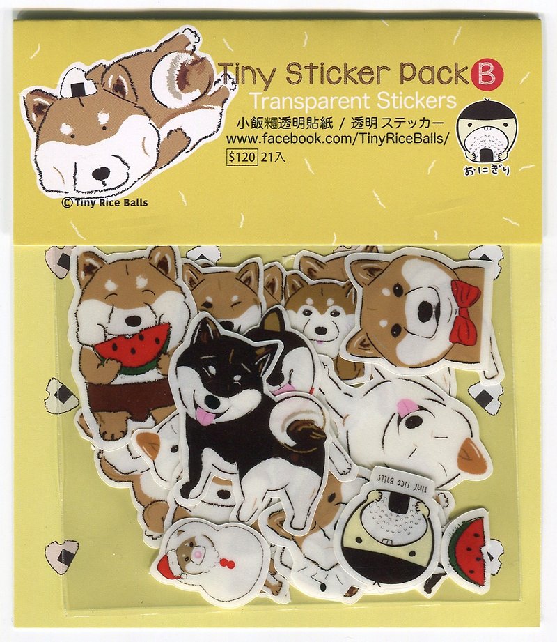 Sticker Pack B - Stickers - Plastic 