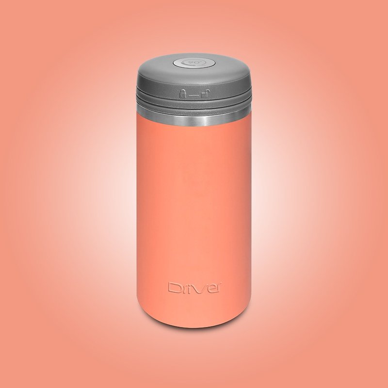 [Customized gift] Driver │ 90Do light ceramic thermos 250ml-tender orange - Vacuum Flasks - Pottery Orange
