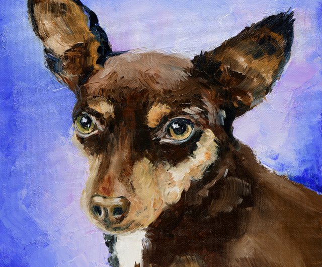 Custom Portrait Painting Original Art Commission Artwork Por