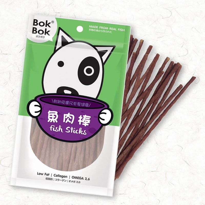 Dog pet fish sticks 50g (low fat and hypoallergenic dog snacks) - Snacks - Other Materials 