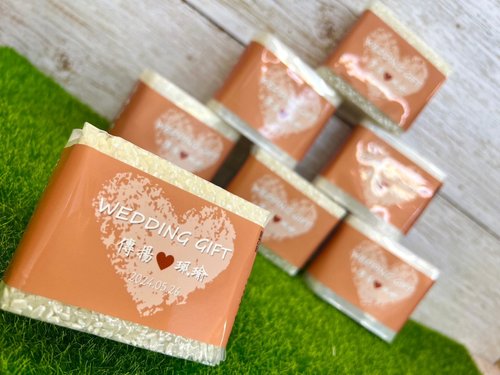 花米邸家Hua Home 【花米邸家】恰稻好處養生米・160G 米磚 婚禮小物 桌上禮 活動禮