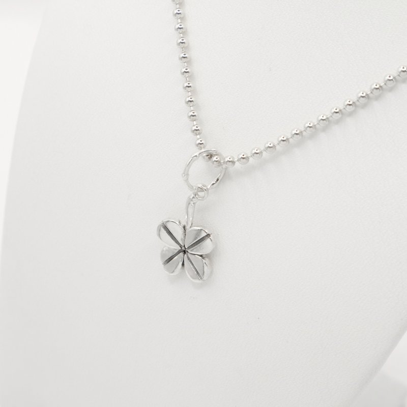 Lucky Clover Necklace - 項鍊 - 純銀 銀色